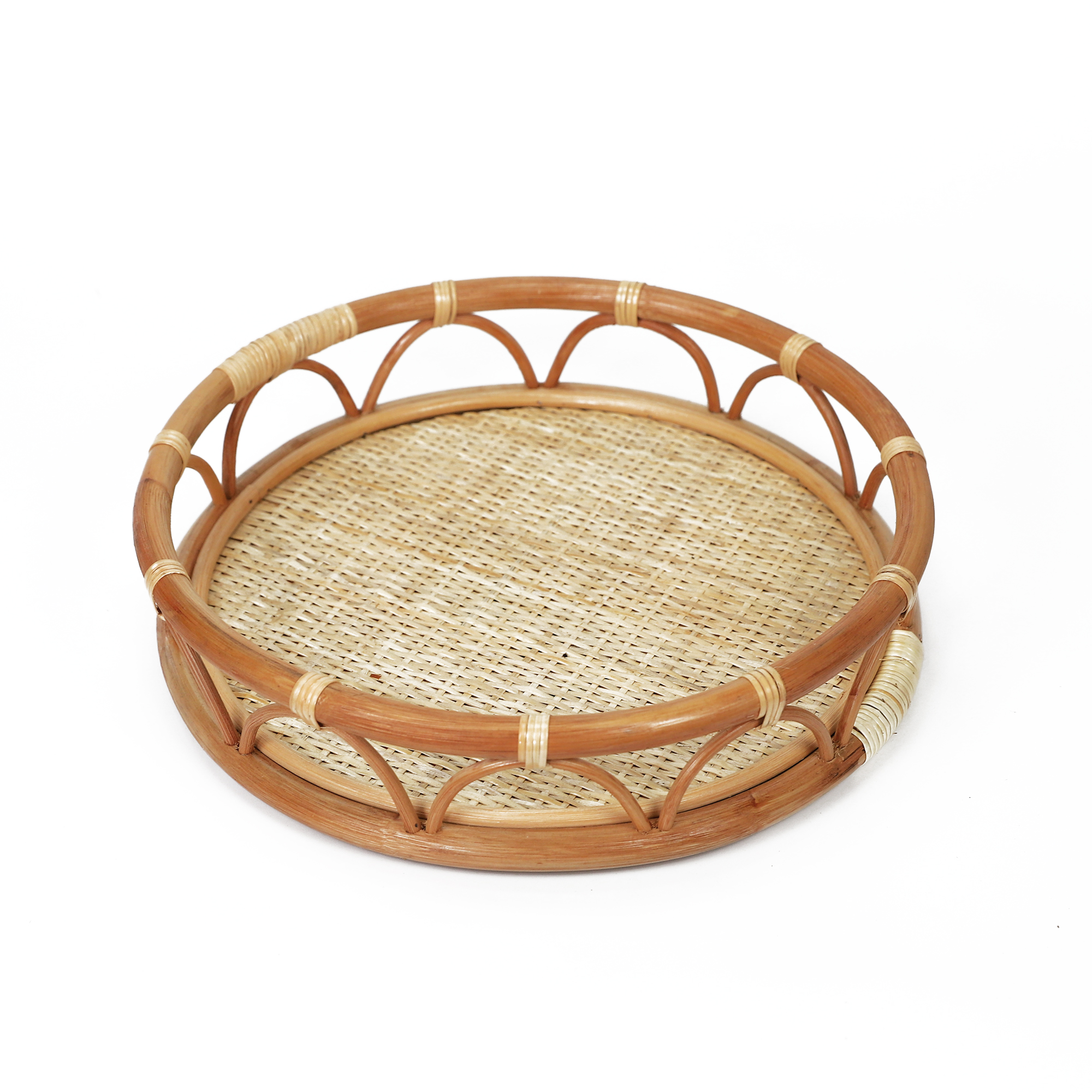 Wicker Natural Rattan Serving Tray ST212239